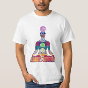 T-shirt AMUSEMENT de la paix NVN630 de méditation de yoga