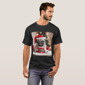 T-shirt Amusement de Noël (Devant entier)
