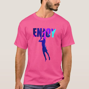 T-shirt Amusement de volley-ball