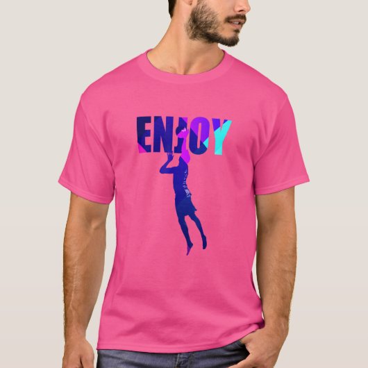 T-shirt Amusement de volley-ball (Devant)