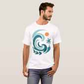 T-shirt Amusement d'été (Devant entier)