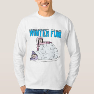 T-shirt Amusement d'hiver