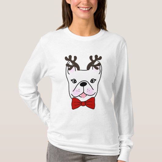 T-shirt Amusement Frenchie. de fête (Devant)