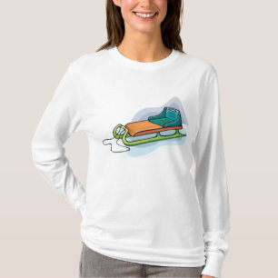 T-shirt Amusement Luge Hiver Traîneau à Neige