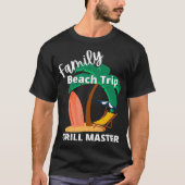 T-shirt Amusement Matching Family Beach Road Triage Cool G (Devant)