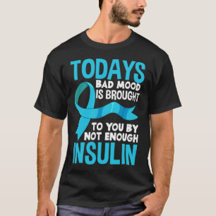 T-shirt Amusement Type 1 2 Diabétique T1d T2d Insulte Diab
