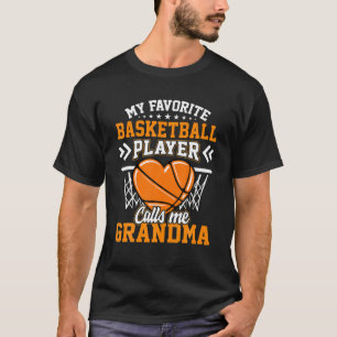 T-shirt Amusez Mon Joueur De Basket Favori M'Appelle Grand