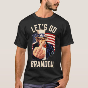 T-shirt Amusons-nous Brandon Oncle Sam Allons-y Brandon