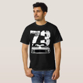 T-shirt AMX AMX AMX Javelin vue avant 1973 avec maillot an (Devant entier)