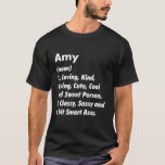 T-shirt Amy Definition Personnalisé Funny Birthday Gift Id<br><div class="desc">L'oeuvre de définition aimante et cool "Amy" est un cadeau ou un cadeau parfait pour toute femme que vous voulez surprendre. Parfait pour vous-même ou comme cadeau à votre fille préférée. Prenez le design maintenant !</div>