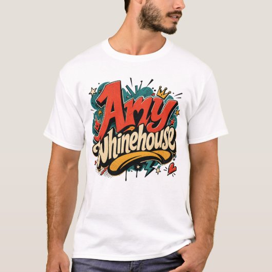 T-shirt Amy Whinehouse (Devant)