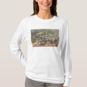 T-shirt Anaconda, vue du Montana - de fondeur de Washoe de