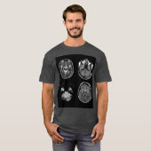 T-shirt Analyse IRM du cerveau (Devant entier)