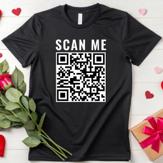 T-shirt Analyse personnalisée Code QR Analyse de l'adresse
