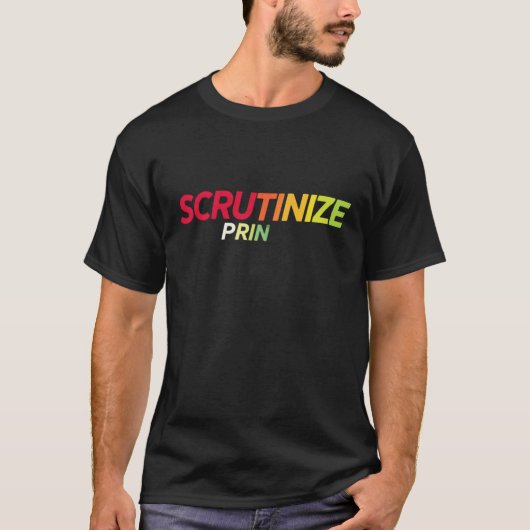 T-shirt Analyser la broche (Devant)