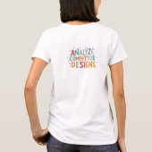 T-shirt Analyser les conceptions concurrentes, Compétitive (Dos)