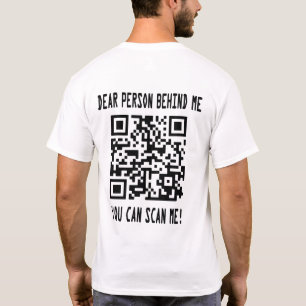 T-shirt Analyser mon code QR pour un démarrage motivant