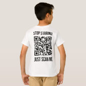 T-shirt Analyser mon code QR pour un démarrage motivant (Dos entier)