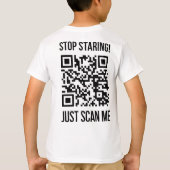 T-shirt Analyser mon code QR pour un démarrage motivant (Dos)