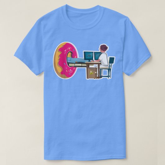 T-shirt Analyseur IRM Donut pour technicien en radiologie (Design devant)