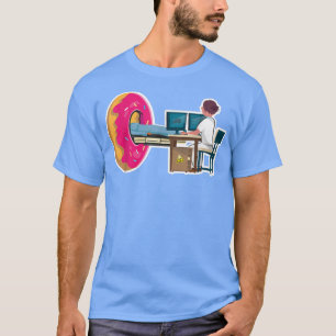 T-shirt Analyseur IRM Donut pour technicien en radiologie 