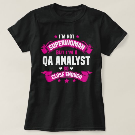 T-shirt Analyste AQ (Design devant)