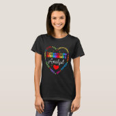 T-shirt Analyste d'accessibilité Équipe Enseignant en éduc (Devant entier)