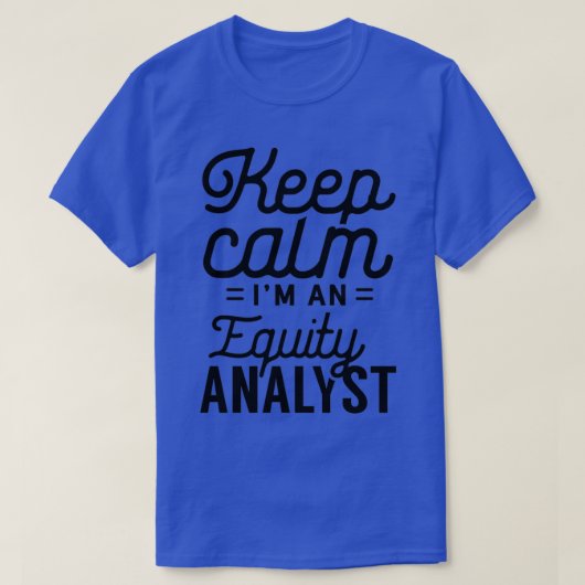 T-shirt Analyste de capitaux propres Analyse Stock Trader  (Design devant)