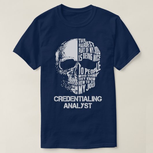 T-shirt Analyste de certification (Design devant)