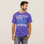T-shirt Analyste de certification Analyste de certificatio (Devant entier)