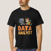 T-shirt analyste de données (Devant)