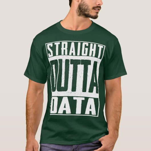 T-shirt Analyste de données en direct ingénieur informatiq (Devant)