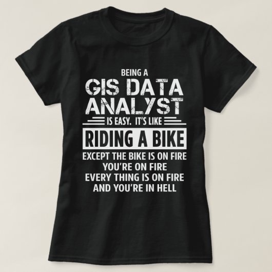 T-shirt Analyste de données SIG (Design devant)