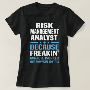 T-shirt Analyste de gestion des risques