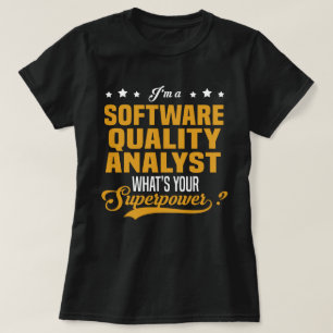 T-shirt Analyste de la qualité du logiciel