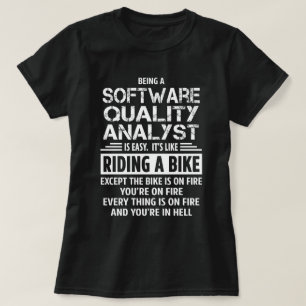 T-shirt Analyste de la qualité du logiciel