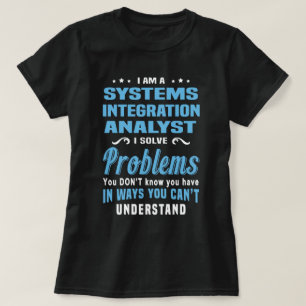 T-shirt Analyste de l'intégration des systèmes