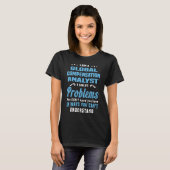T-shirt Analyste de rémunération globale (Devant entier)