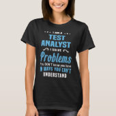 T-shirt Analyste de test (Devant)