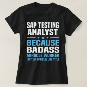 T-shirt Analyste de test SAP