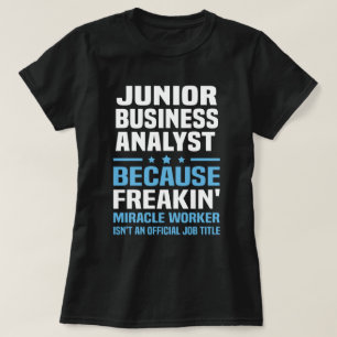 T-shirt Analyste d'entreprise junior