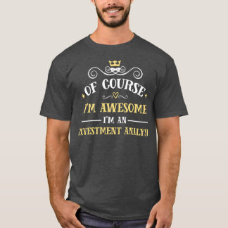 T-shirt Analyste des investissements
