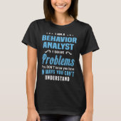 T-shirt Analyste du comportement (Devant)