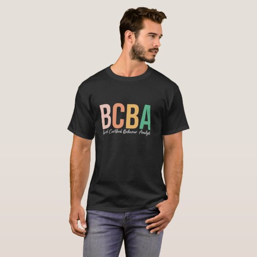 T-shirt Analyste Du Comportement Futur Bcba En Cours De Fo (Devant entier)
