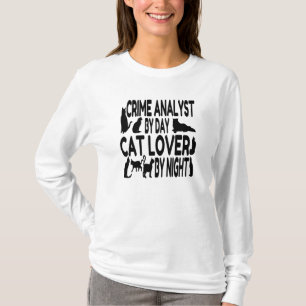 T-shirt Analyste du crime Amoureux des chats