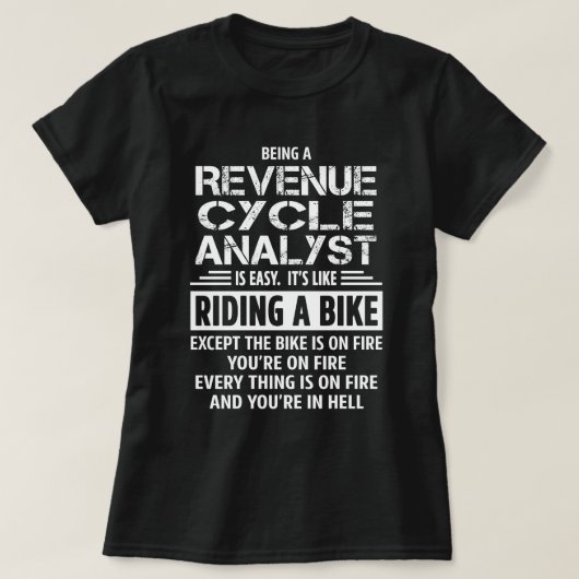 T-shirt Analyste du cycle des produits (Design devant)