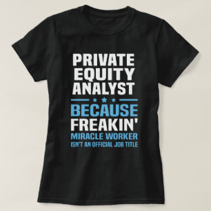 T-shirt Analyste en capitaux propres