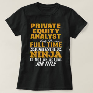 T-shirt Analyste en capitaux propres