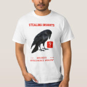 T-shirt Analyste en intelligence d'affaires Crow (Devant)
