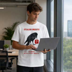 T-shirt Analyste en intelligence d'affaires Crow